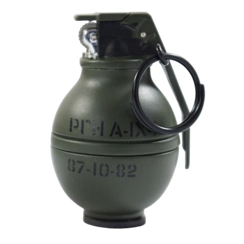 Grenade Lighter Keychain