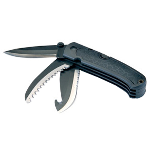 3 Blade Field Dressing Folding Blade Knife