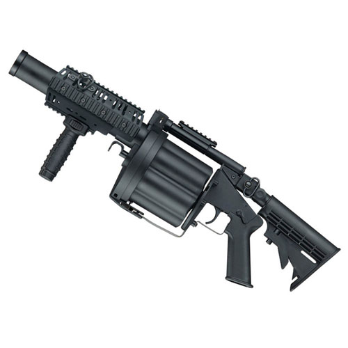Multiple Grenade Launcher - Retractable Stock 