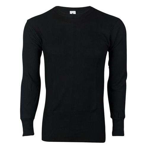Mens Waffle Knit Cotton Thermal Shirt
