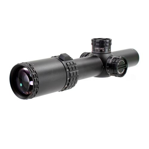Alpha 6 1-6x24 30mm Rifle Scope with CQ1 Moa Reticle