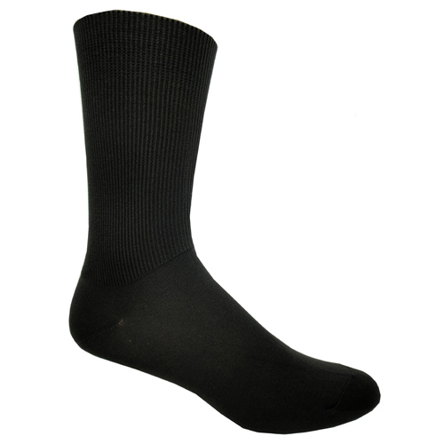 JB Fields Adventure Travel Liner Black Sock - 2 Pairs