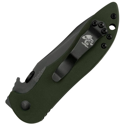CQC-5K Olive Drab G-10 Handle Folding Knife