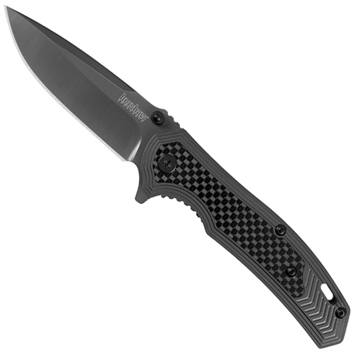 Fringe Drop-Point Folding Blade Knife