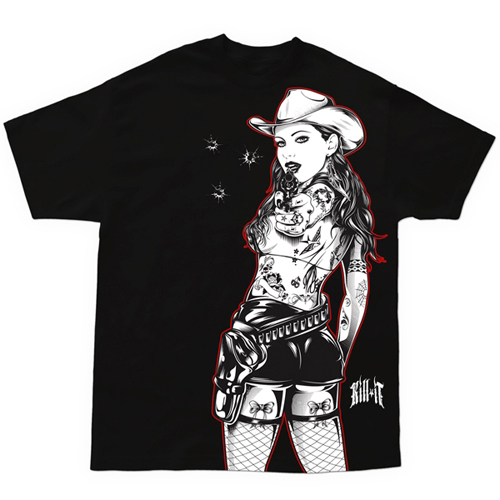 Black Kill It WildWest T-Shirt