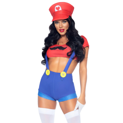 Gamer Babe Sexy Costume With Hat
