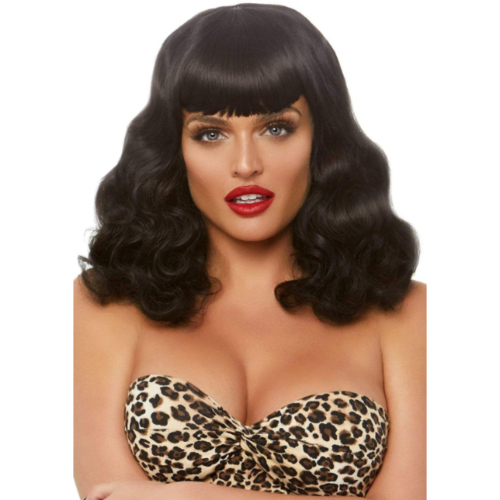 Retro Curly Bob Wig 16 inch
