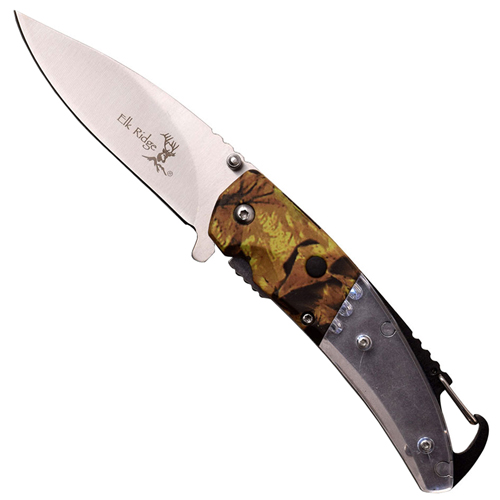Elk Ridge 3.25 Inch Plain Blade Folding Knife