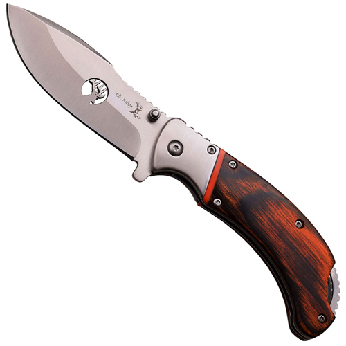 Elk Ridge Stainless Steel Bolster Folding Knife