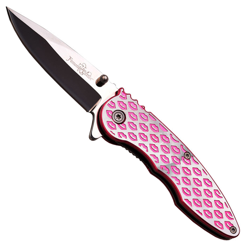 Femme Fatale A009 Aluminum Handle Folding Knife