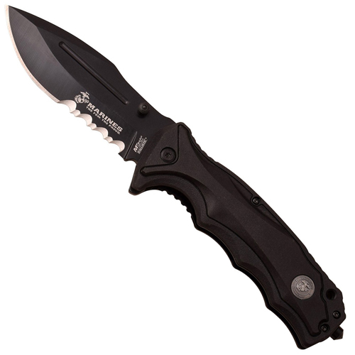 MTech USA Marines Double Injection Molded Handle Folding Knife