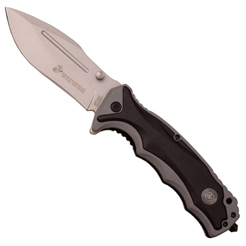 MTech USA Marines Double Injection Molded Handle Folding Knife