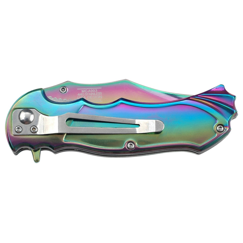 Masters Collection Dragon on Handle Ballistic Folding Knife