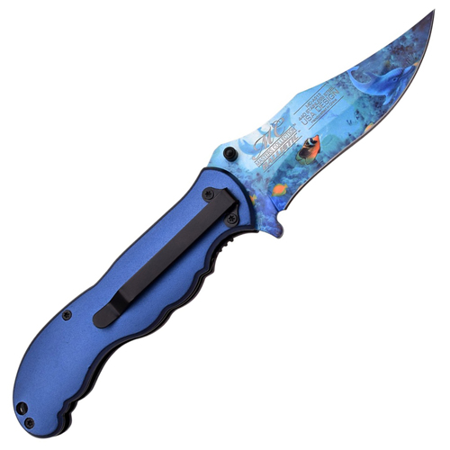 Masters Collection 3D Sculpted Mermaid Folding Knife
