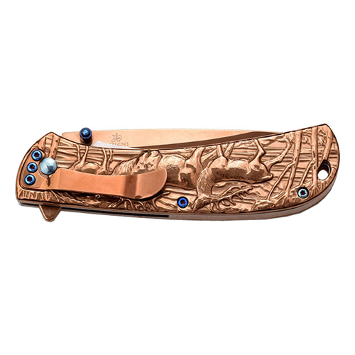 Masters Collection Titanium Coated Blade Folding Knife