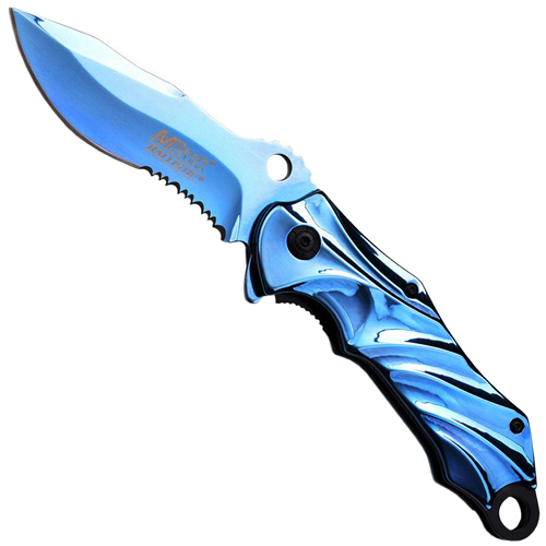 A888 Half-Serrated Edge Folding Knife