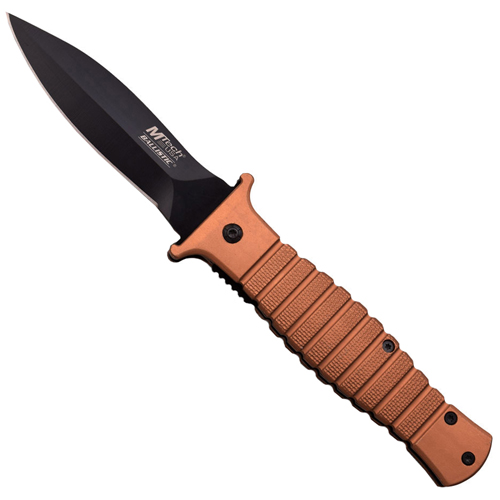 Rubberized Aluminum Handle Folding Knife