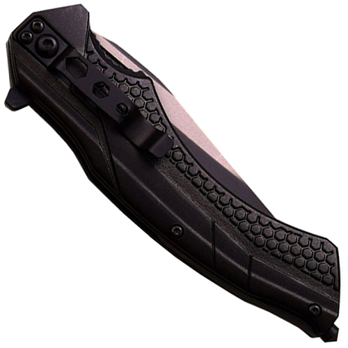 A934 Two-Tone Aluminum Handle Folding Knife