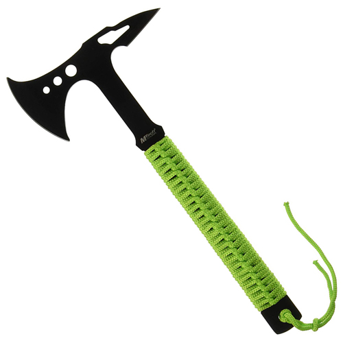 MTech USA AXE8G Green Cord Wrapped Handle Axe