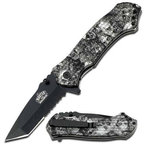 MU-A009 Grey Camo Folding Knife