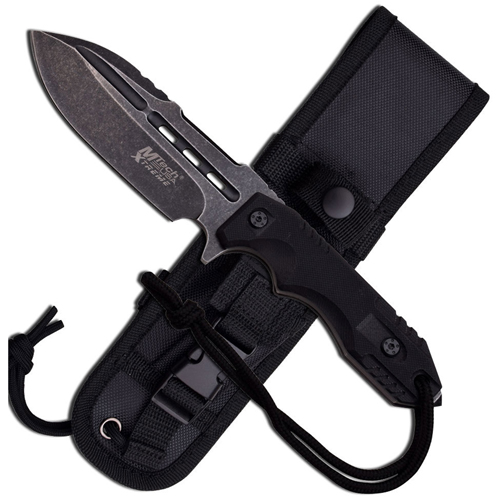 Xtreme 9 inch Drop Point Stonewashed Fixed Blade Knife