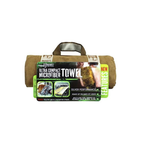 McNett Medium Coyote Tactical Microfiber Towel