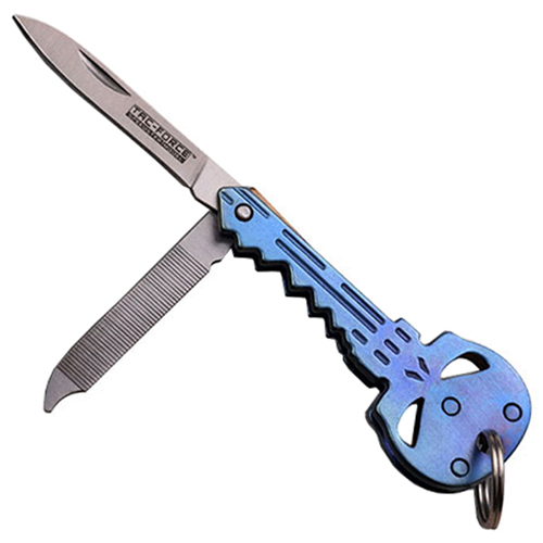 Tac-Force Skull Design 2.5 Inch Closed Manual Folding Knife