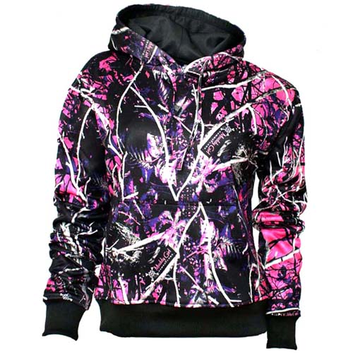 Moon Shine Camo Muddy Girl Pullover Hoodie