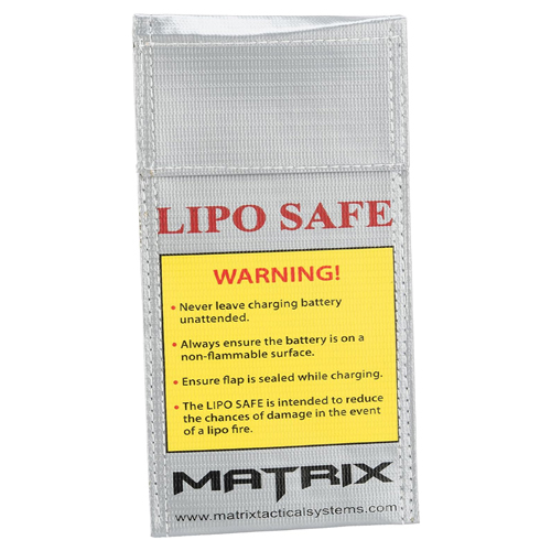 Matrix Fire-Resistant LIPO Battery Charging Bag