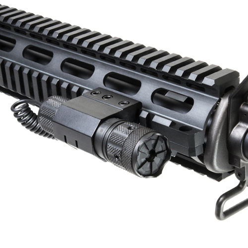 gun And Rifle Green Laser With Weaver Mount With Pressure Switch