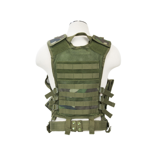 NcStar Tactical Woodland Camo Vest