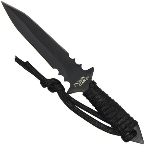 Dominate the wilderness with the Neptune Machete. Featuring a 25-inch black blade, complete with sheath and cord, it's the ultimate tool for outdoor adventures and survival situations.