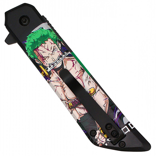 8 in Black Pocket Knife