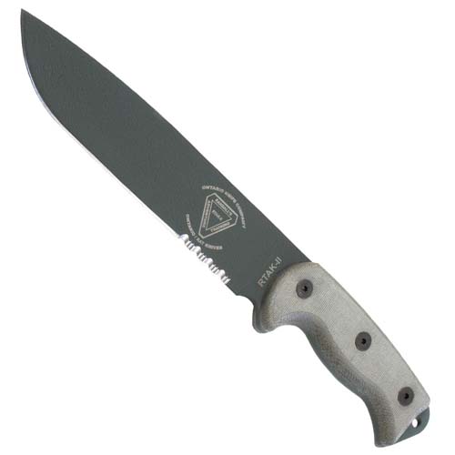 RTAK II Serrated Fixed Blade Knife