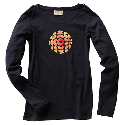 Women Long Sleeve CBC Gem T-Shirt - Navy