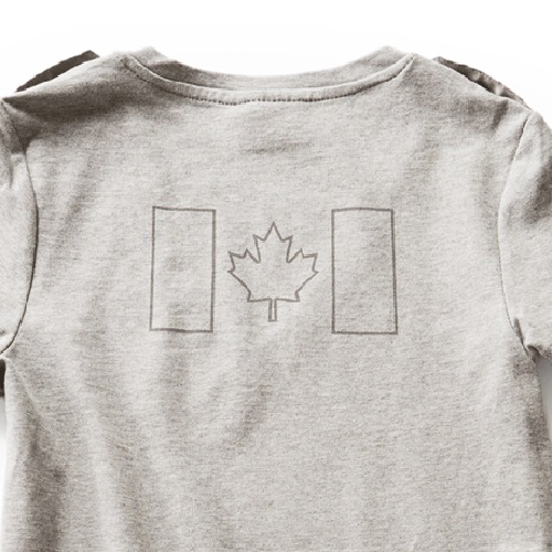 Women Rcaf V-Neck T-Shirt - Grey