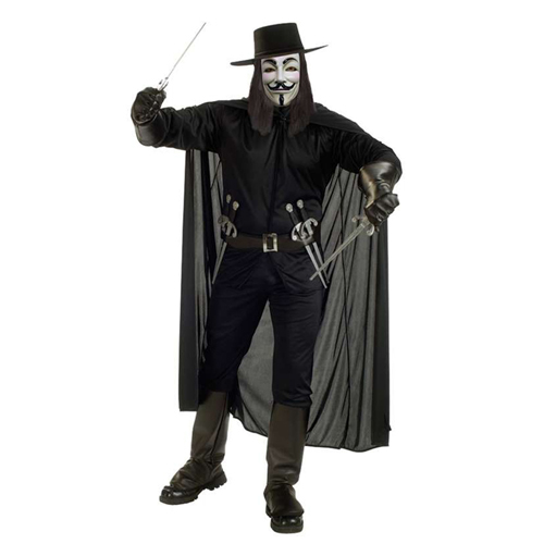 Rubies Mens V For Vendetta Costumes