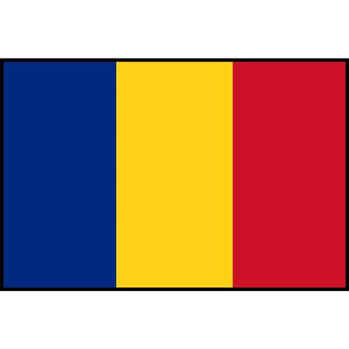 Romania Flag Printed Patch