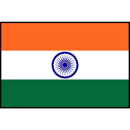 India Flag Printed Patch