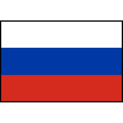 Russia Flag Printed Patch