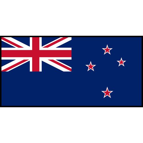 New Zealand Flag Printed Patch