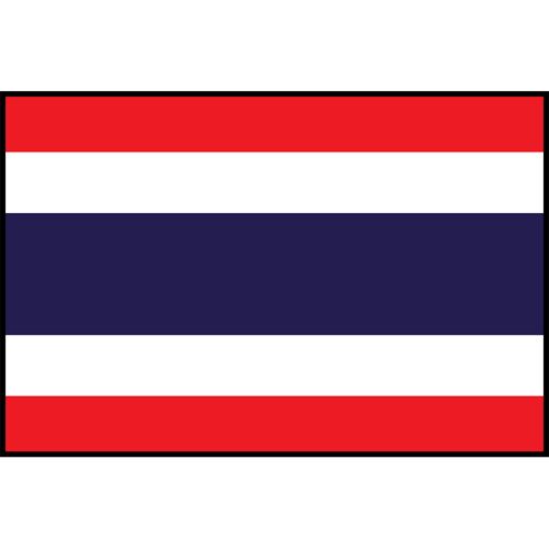 Thailand Flag Printed Patch