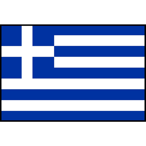 Greece Flag Printed Patch