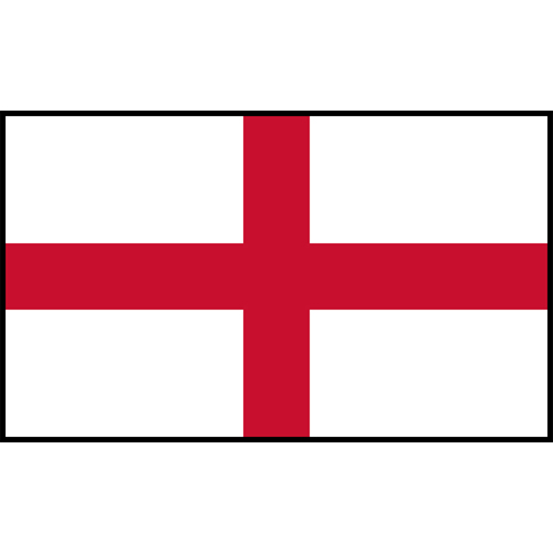 England Flag Printed Patch