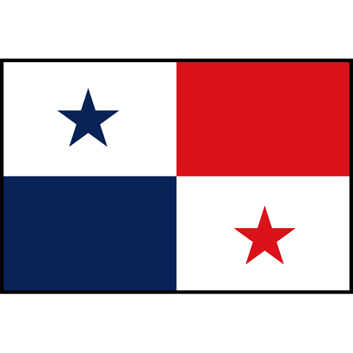 Panama Flag Printed Patch