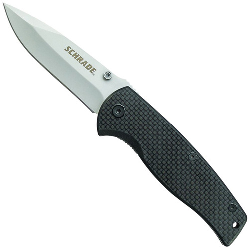Liner Lock SCH403 Bead Blast Finished Blade Utility Folding Knife