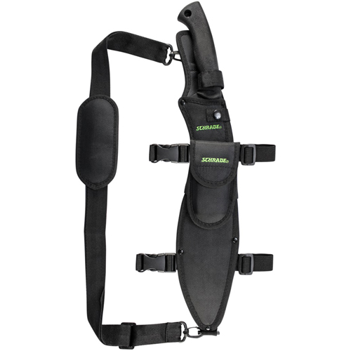 Schrade Kukri Machete 3Cr13 Stainless Steel Rubber Coated Handle