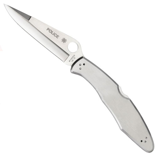 Police Model VG-10 Stainless Steel Folding Blade Knife