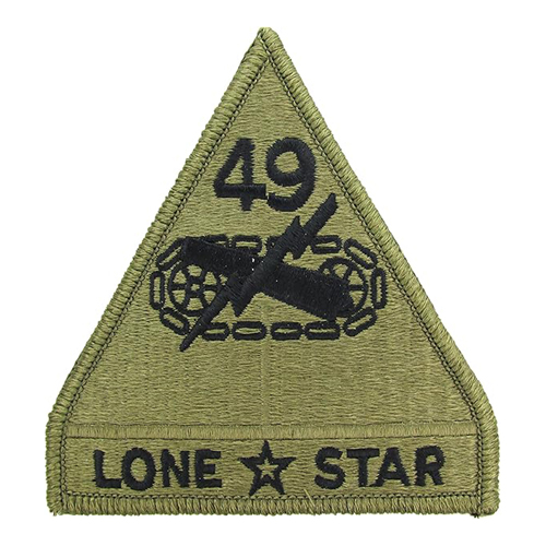 49th Armored Division OCP Lone Star SSI Patch