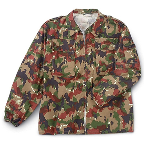 Swiss Camo M83 Used Field Jacket